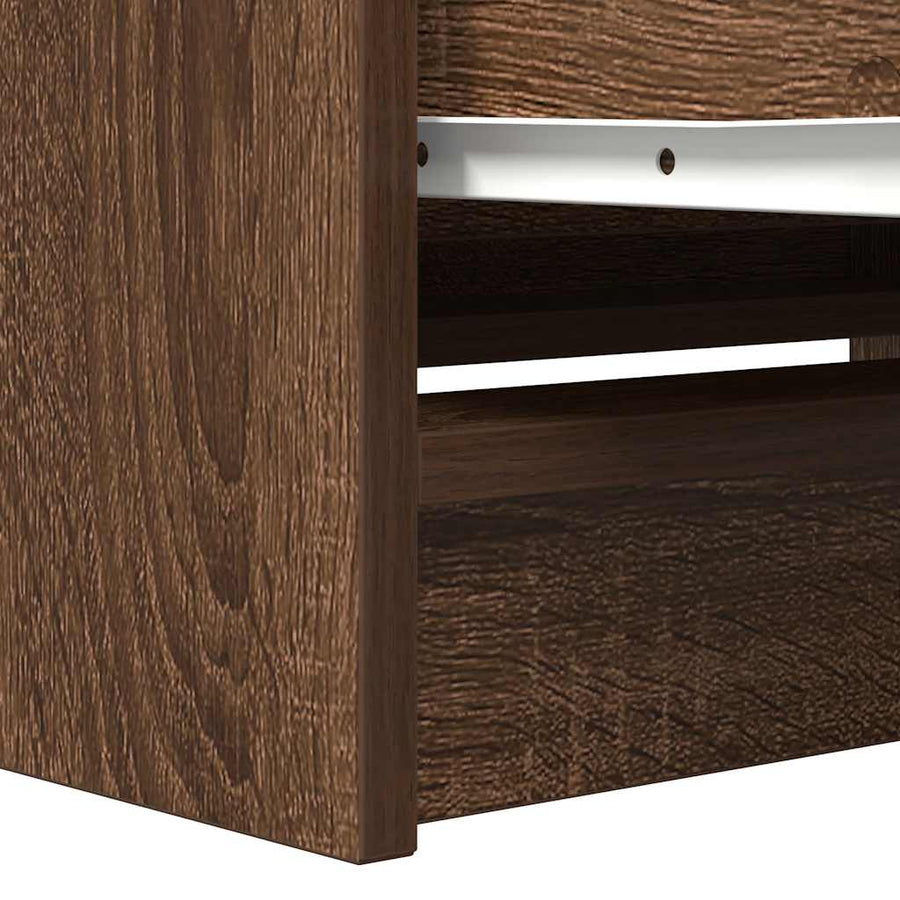 Tv-meubel 80x35x54 cm spaanplaat bruin eikenkleurig