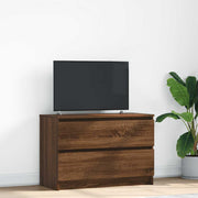 Tv-meubel 80x35x54 cm spaanplaat bruin eiken
