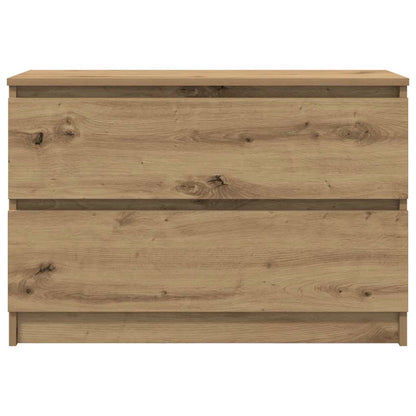 Tv-meubel ambachtelijk 80x35x54cm spaanplaat grijs eikenkleurig