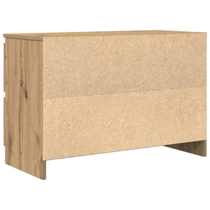 Tv-meubel ambachtelijk 80x35x54cm spaanplaat grijs eikenkleurig