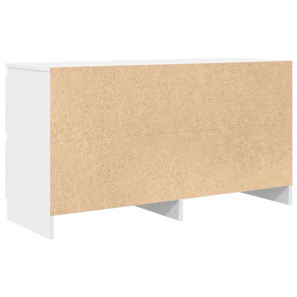 Tv-meubel 100x35x54 cm bewerkt hout wit