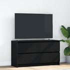 TV cabinet 100x35x54 cm engineered wood black