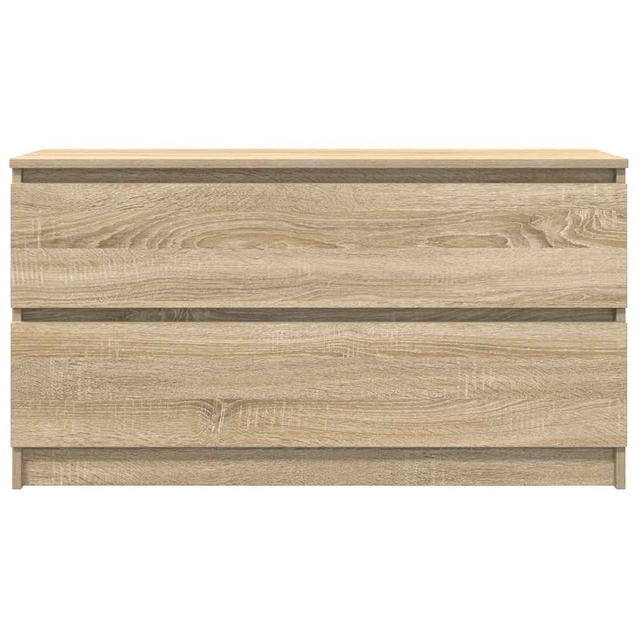 Tv-meubel 100x35x54 cm bewerkt hout sonoma eikenkleurig