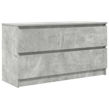 Tv-meubel 100x35x54 cm bewerkt hout betongrijs