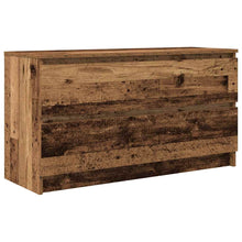Tv-meubel 100x35x54 cm bewerkt hout oud houtkleurig