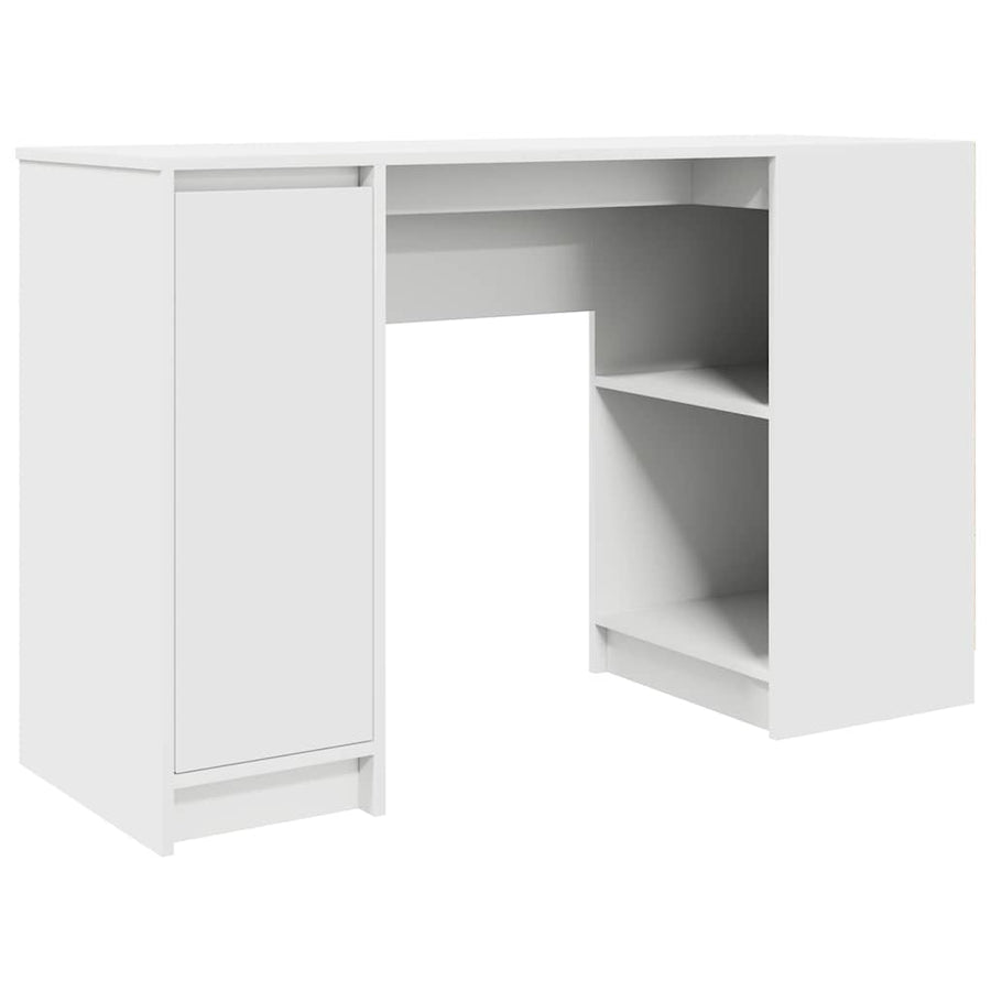 Bureau 120x42x76 cm spaanplaat wit