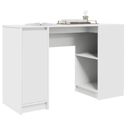 Bureau 120x42x76 cm spaanplaat wit
