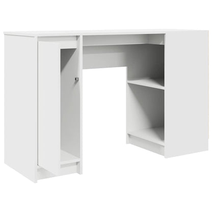 Bureau 120x42x76 cm spaanplaat wit