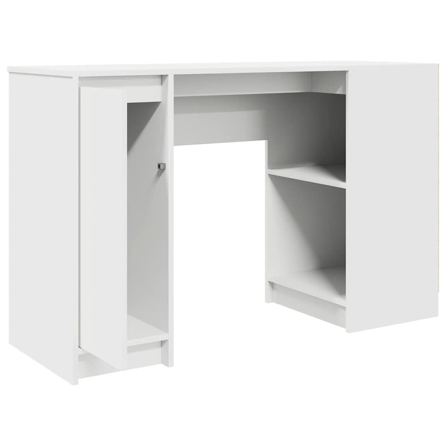 Bureau 120x42x76 cm spaanplaat wit