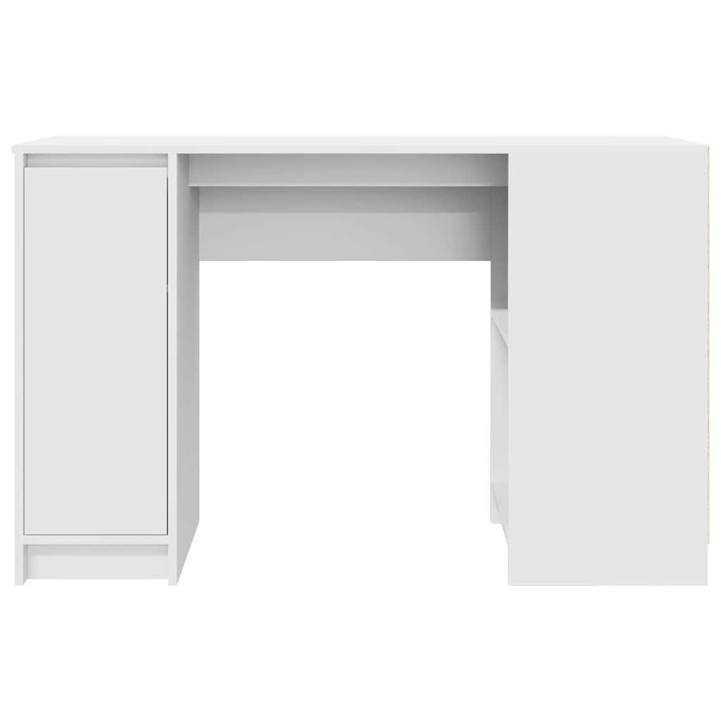 Bureau 120x42x76 cm spaanplaat wit