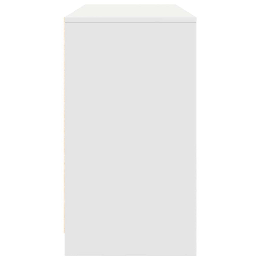 Bureau 120x42x76 cm spaanplaat wit