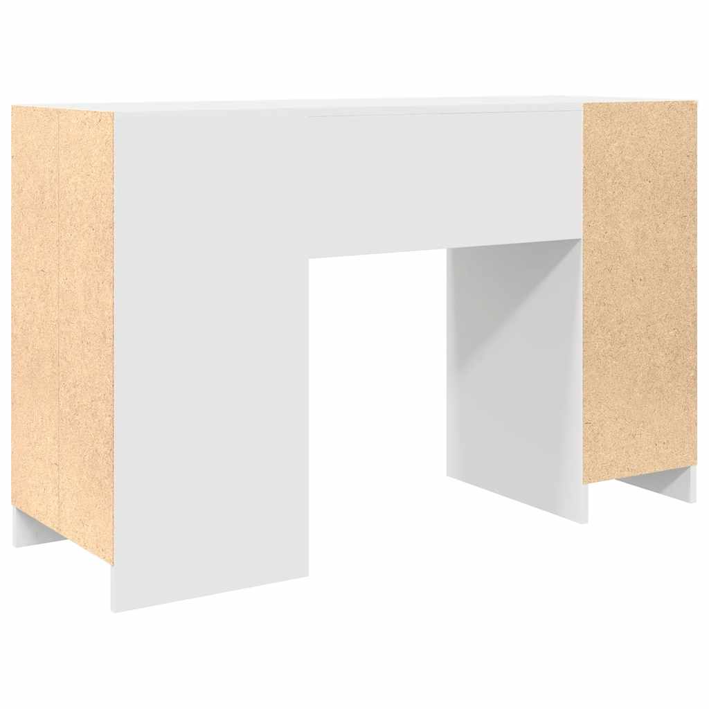 Bureau 120x42x76 cm spaanplaat wit