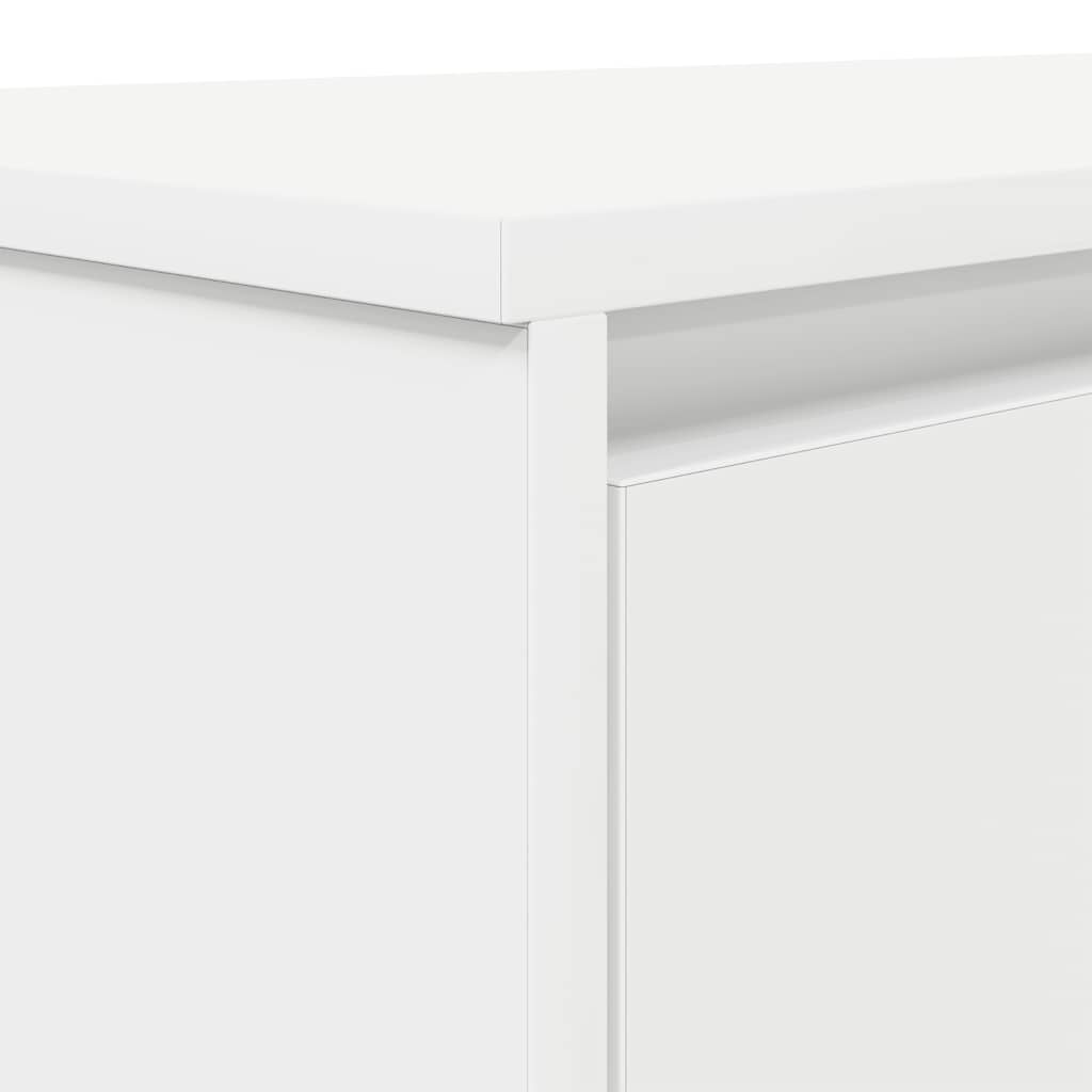 Bureau 120x42x76 cm spaanplaat wit