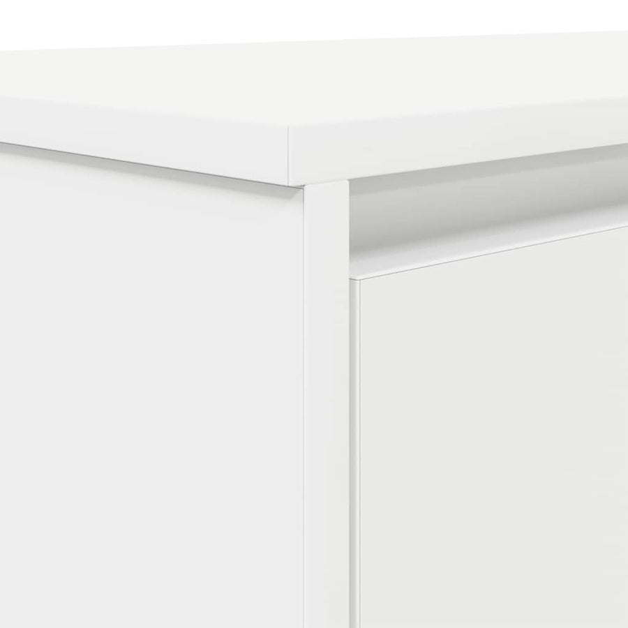 Bureau 120x42x76 cm spaanplaat wit