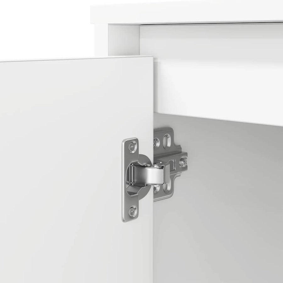 Bureau 120x42x76 cm spaanplaat wit