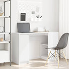 Bureau 120x42x76 cm spaanplaat wit