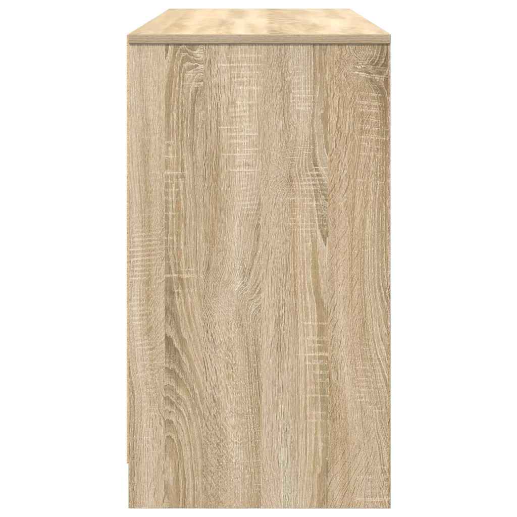 Bureau 120x42x76 cm spaanplaat sonoma eikenkleurig