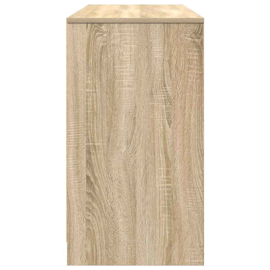 Bureau 120x42x76 cm spaanplaat sonoma eikenkleurig