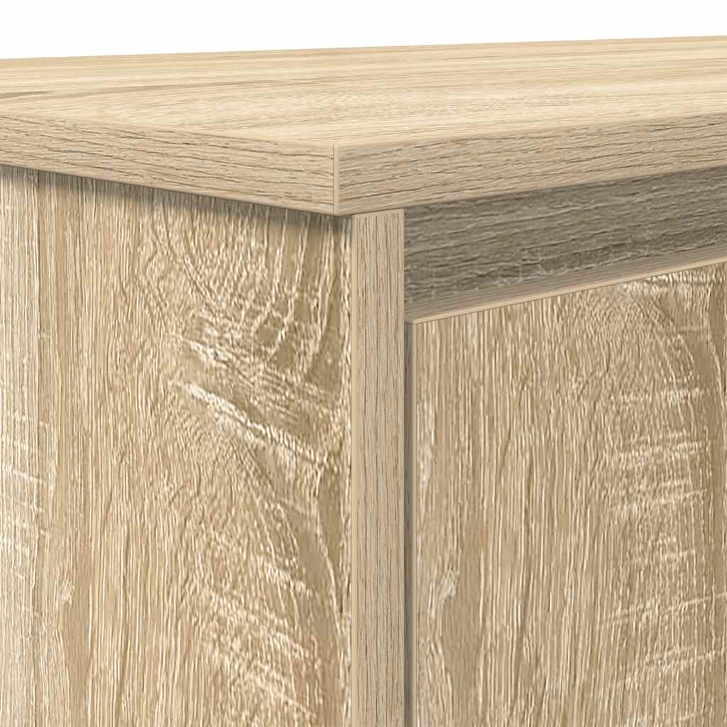 Bureau 120x42x76 cm spaanplaat sonoma eikenkleurig