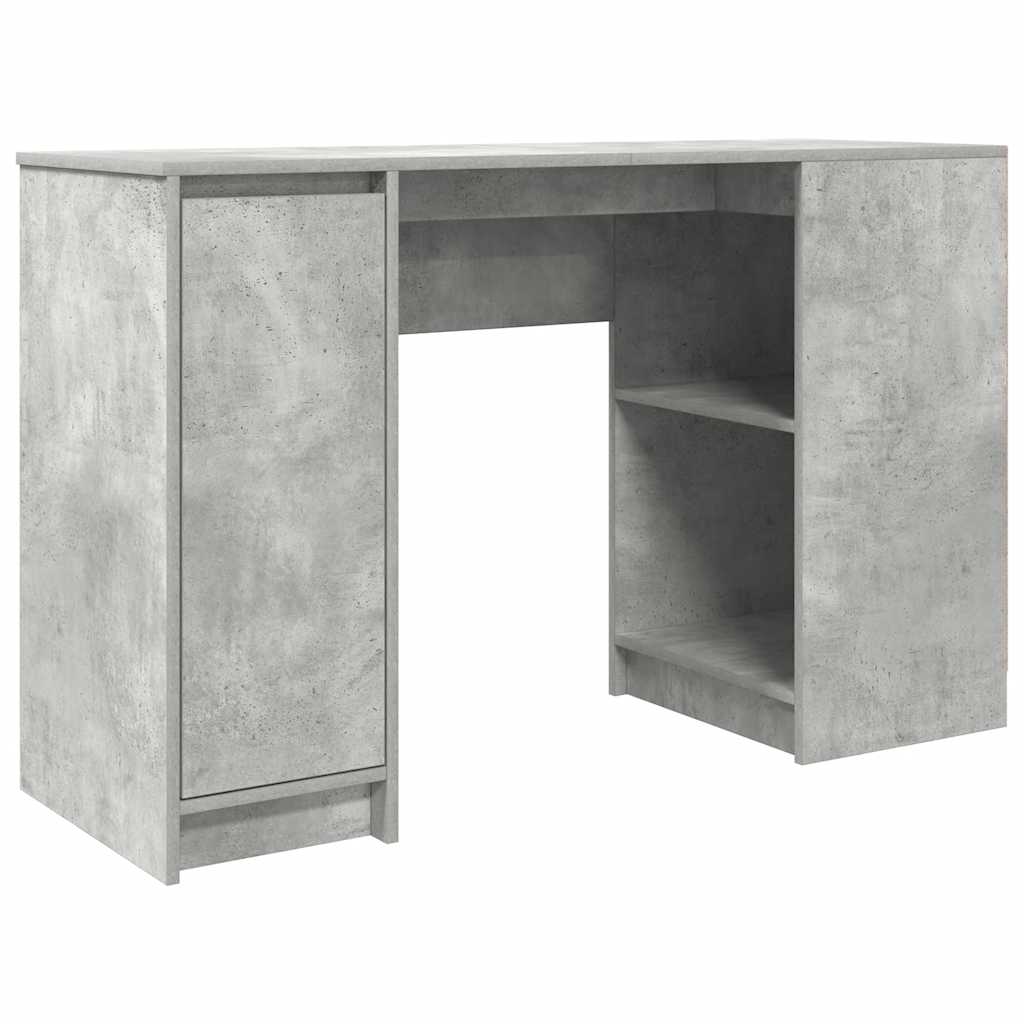 Bureau 120x42x76 cm spaanplaat betongrijs