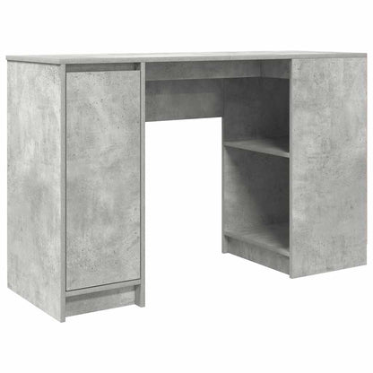 Bureau 120x42x76 cm spaanplaat betongrijs