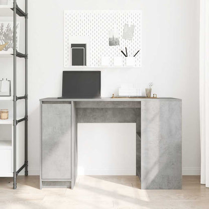Bureau 120x42x76 cm spaanplaat betongrijs
