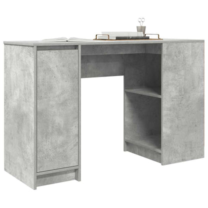 Bureau 120x42x76 cm spaanplaat betongrijs