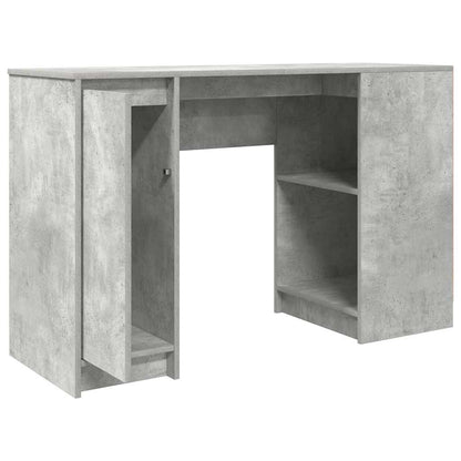 Bureau 120x42x76 cm spaanplaat betongrijs