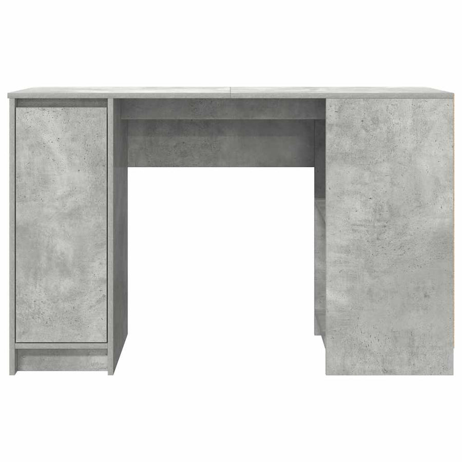 Bureau 120x42x76 cm spaanplaat betongrijs