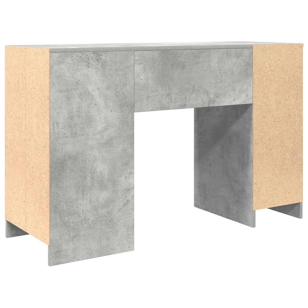 Bureau 120x42x76 cm spaanplaat betongrijs