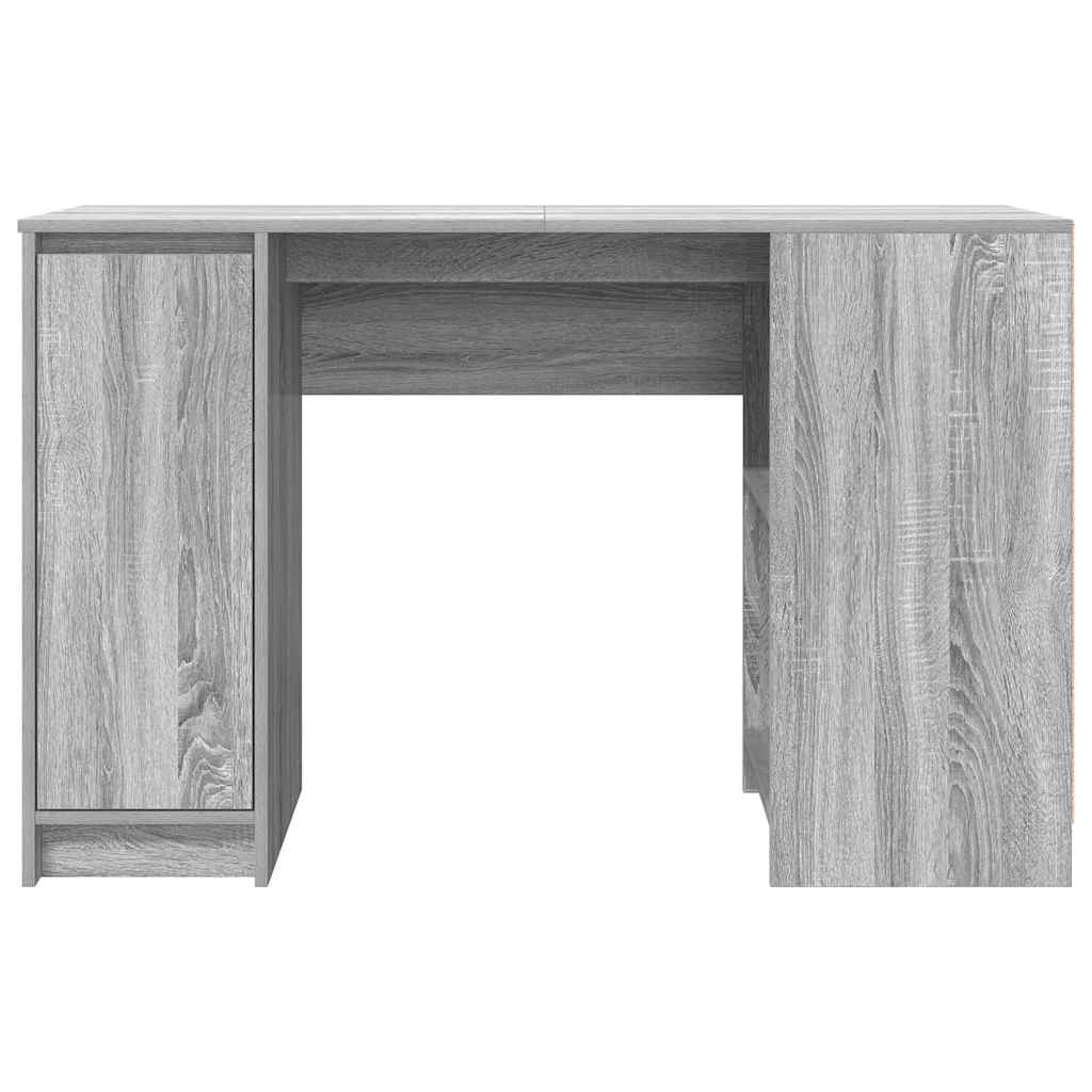 Bureau 120x42x76 cm spaanplaat grijs sonoma