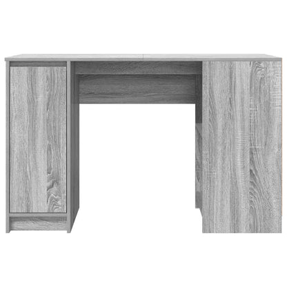 Bureau 120x42x76 cm spaanplaat grijs sonoma