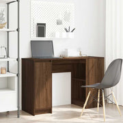 Bureau 120x42x76 cm spaanplaat bruin eiken