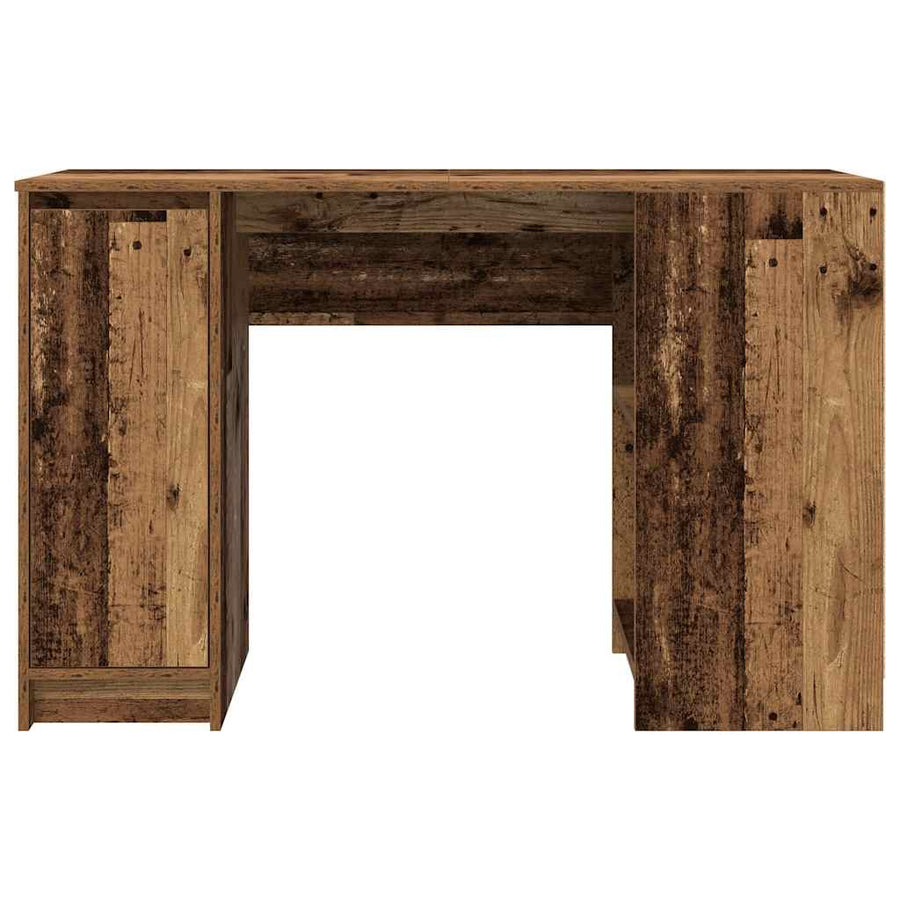 Bureau 120x42x76 cm spaanplaat oud hout