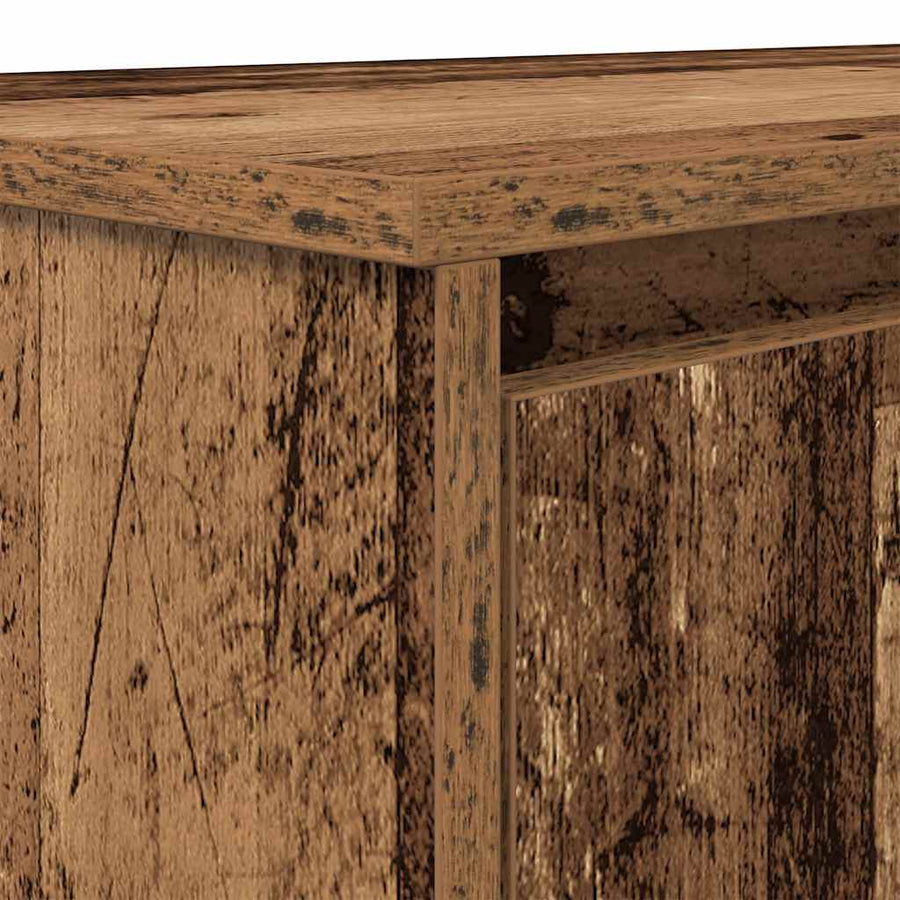 Bureau 120x42x76 cm spaanplaat oud hout