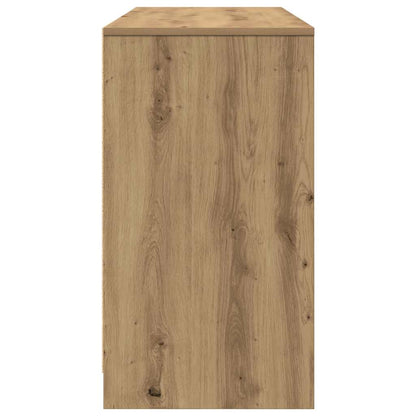 Bureau 120x42x76 cm spaanplaat ambachtelijk eikenkleurig