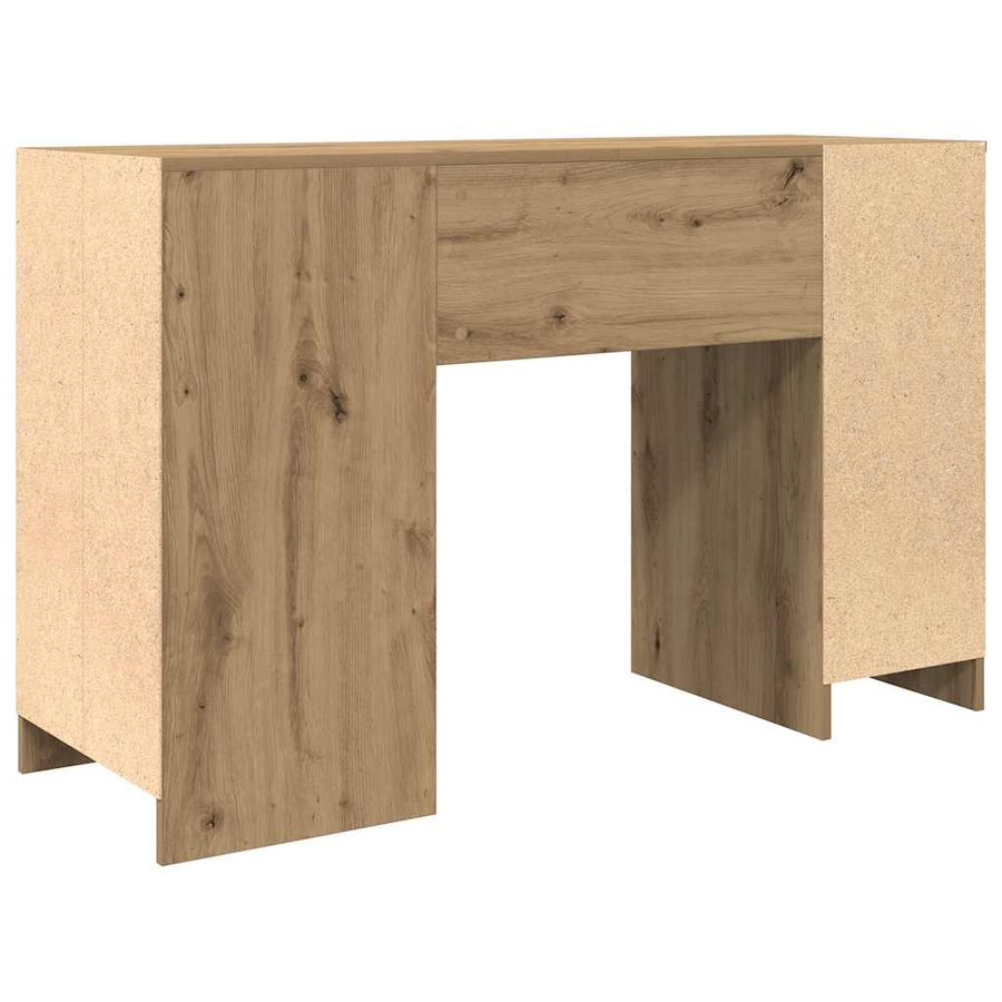 Bureau 120x42x76 cm spaanplaat ambachtelijk eikenkleurig