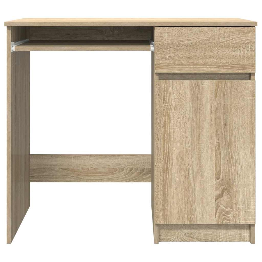 Bureau 86x49x76 cm spaanplaat sonoma eikenkleurig