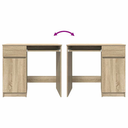 Bureau 86x49x76 cm spaanplaat sonoma eikenkleurig