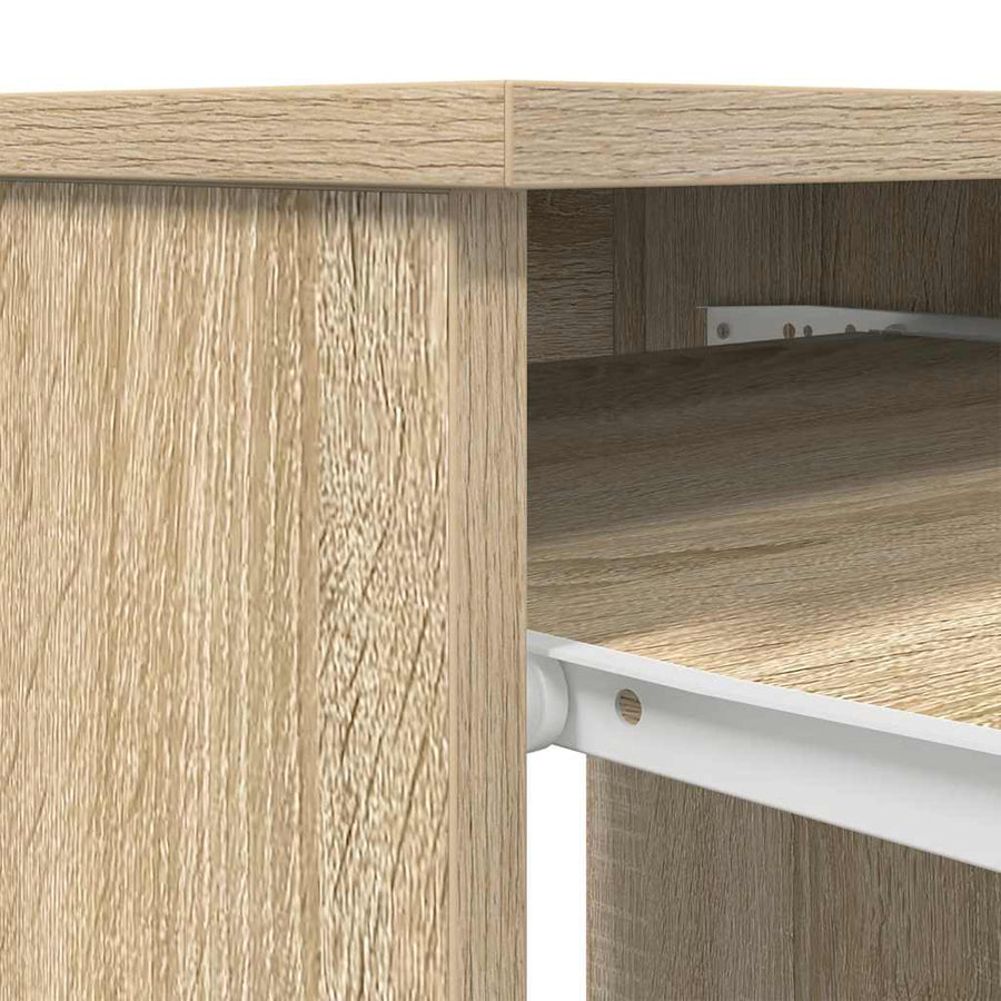 Bureau 86x49x76 cm spaanplaat sonoma eikenkleurig