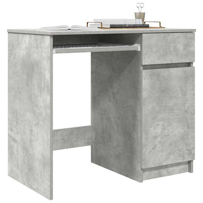 Bureau 86x49x76 cm spaanplaat betongrijs