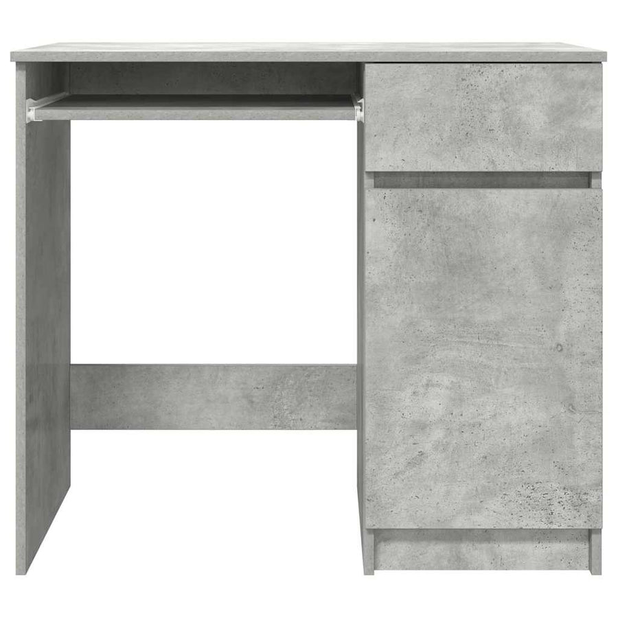 Bureau 86x49x76 cm spaanplaat betongrijs