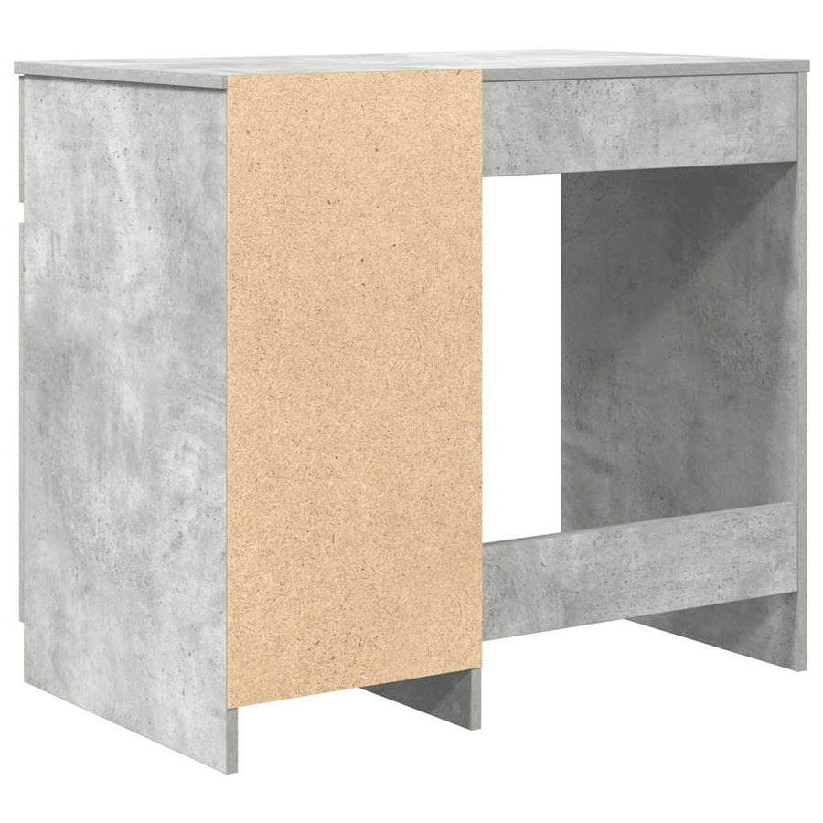 Bureau 86x49x76 cm spaanplaat betongrijs