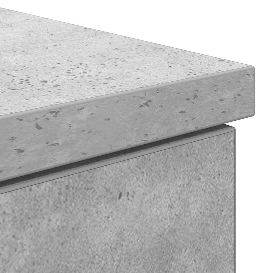 Bureau 86x49x76 cm spaanplaat betongrijs