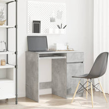 Bureau 86x49x76 cm spaanplaat betongrijs