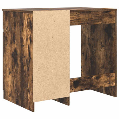 Bureau 86x49x76 cm spaanplaat gerookt eikenkleurig