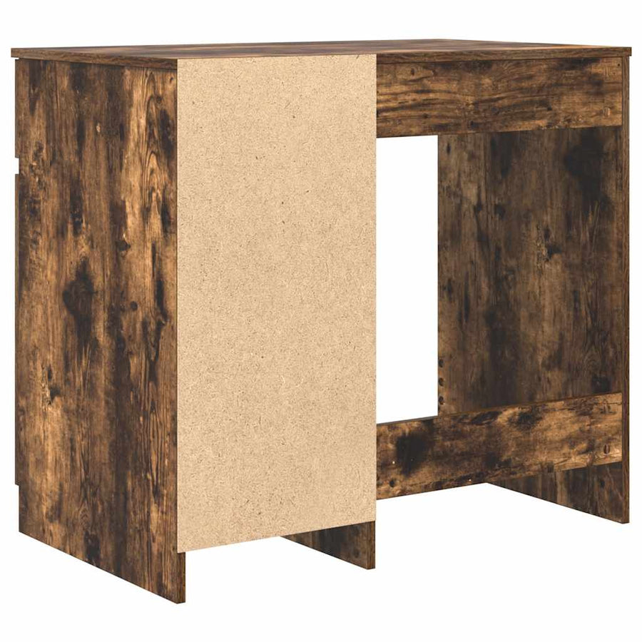 Bureau 86x49x76 cm spaanplaat gerookt eikenkleurig