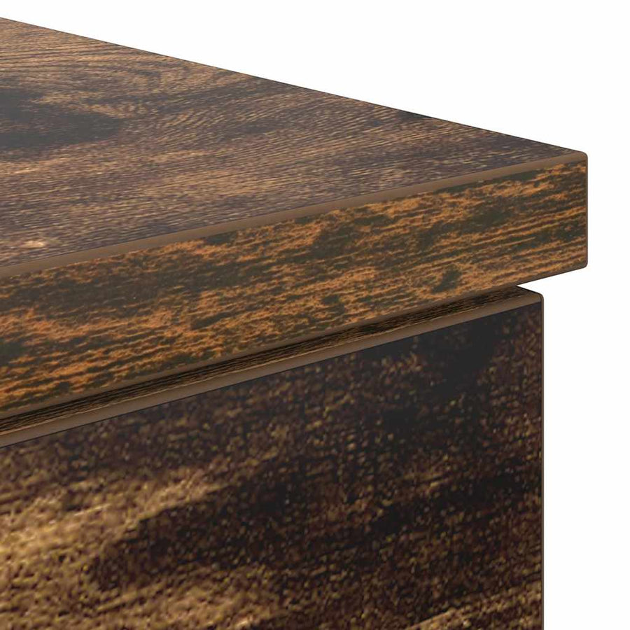 Bureau 86x49x76 cm spaanplaat gerookt eikenkleurig