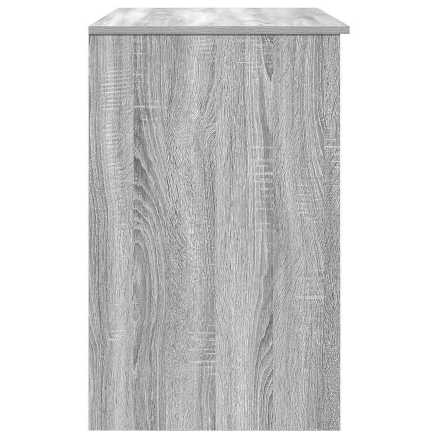 Bureau 86x49x76 cm spaanplaat grijs sonoma