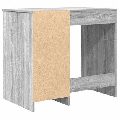 Bureau 86x49x76 cm spaanplaat grijs sonoma